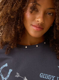 Giddy Up Icon Tee Detail 3 - TULLABEE