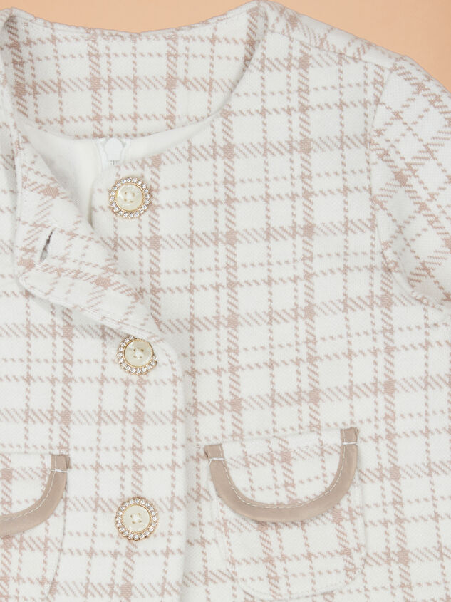 Wilma Plaid Dress and Jacket Set Detail 3 - TULLABEE
