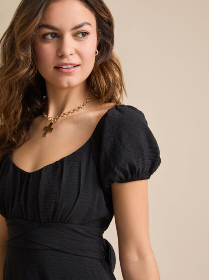 Elsie Puff Sleeve Dress - TULLABEE