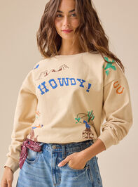 Howdy Graphic Crewneck - TULLABEE