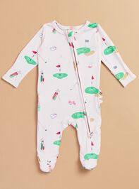 Little Caddy Ruffle Footie Detail 2 - TULLABEE