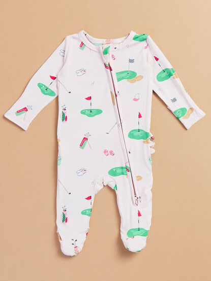 Little Caddy Ruffle Footie - TULLABEE
