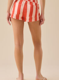 Harbor Striped Mini Short Detail 5 - TULLABEE
