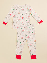 Vintage Santa Toddler Lounge Set Detail 2 - TULLABEE