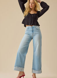 Helen Roll Cuff Jeans - TULLABEE