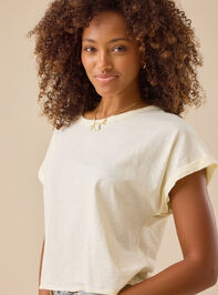 Michaela Boxy Tee Detail 4 - TULLABEE