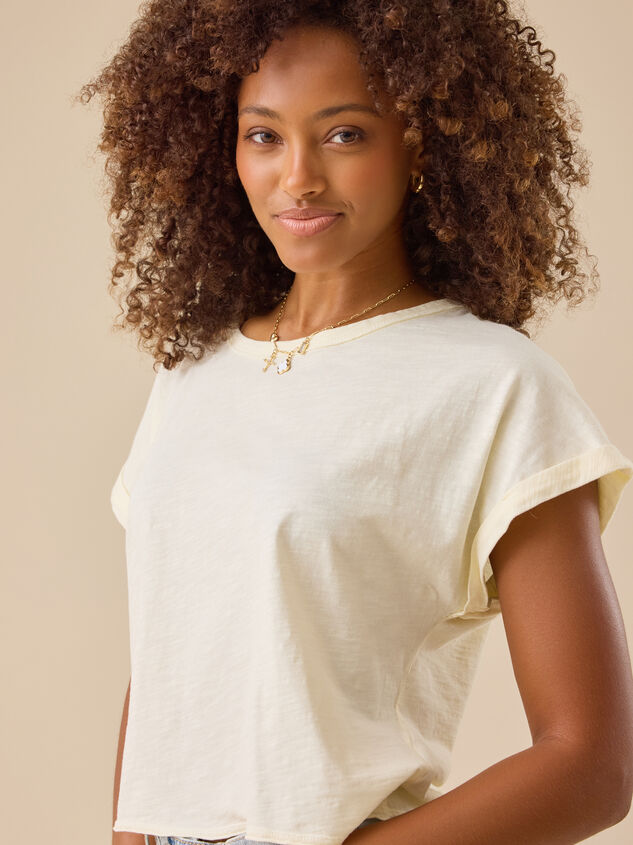 Michaela Boxy Tee Detail 4 - TULLABEE