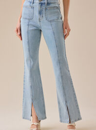 Paisley Sailor Pocket Jeans Detail 2 - TULLABEE