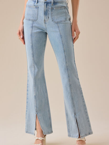 Paisley Sailor Pocket Jeans - TULLABEE
