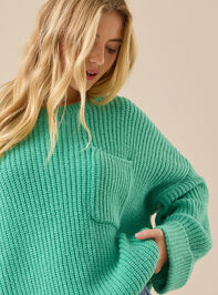 Mavis Pocket Sweater Detail 2 - TULLABEE