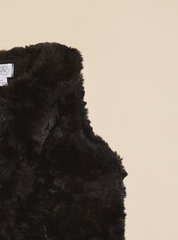 Geneva Fur Vest by MudPie Detail 4 - TULLABEE