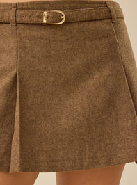 Belle Belted Mini Skirt Detail 2 - TULLABEE