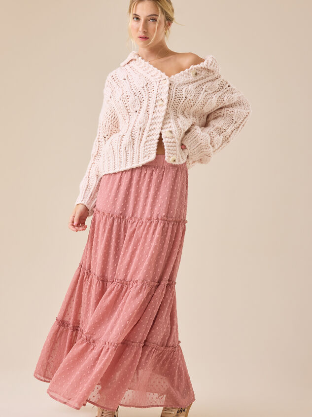 Jordan Tiered Midi Skirt - TULLABEE