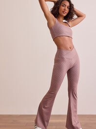 Go For It Polka Dot Flare Leggings - TULLABEE
