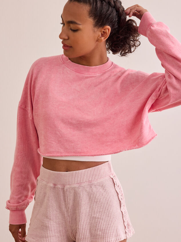 Lock In Cropped Pullover - TULLABEE