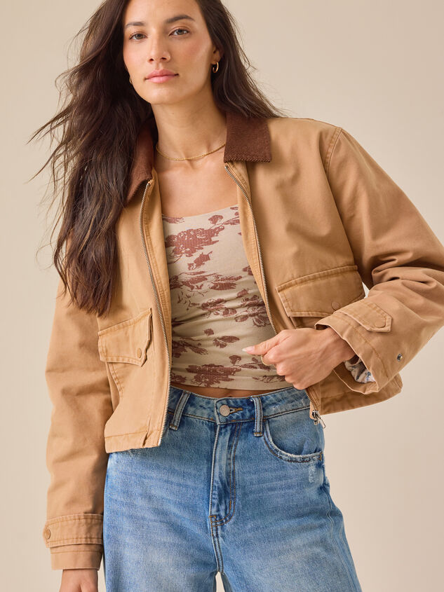 Barn Collared Jacket Detail 3 - TULLABEE