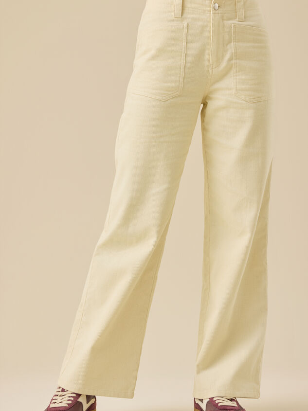 Adylan Corduroy Crop Pant Detail 3 - TULLABEE