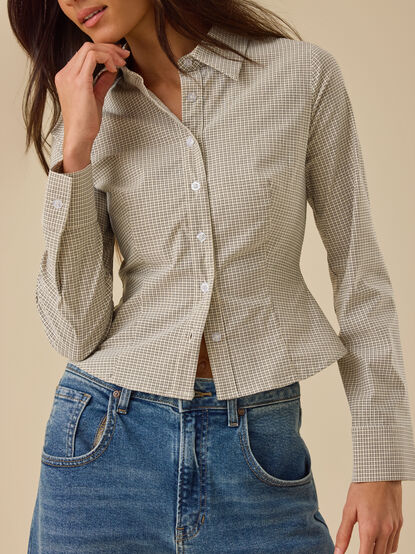 Ginger Checkered Top - TULLABEE