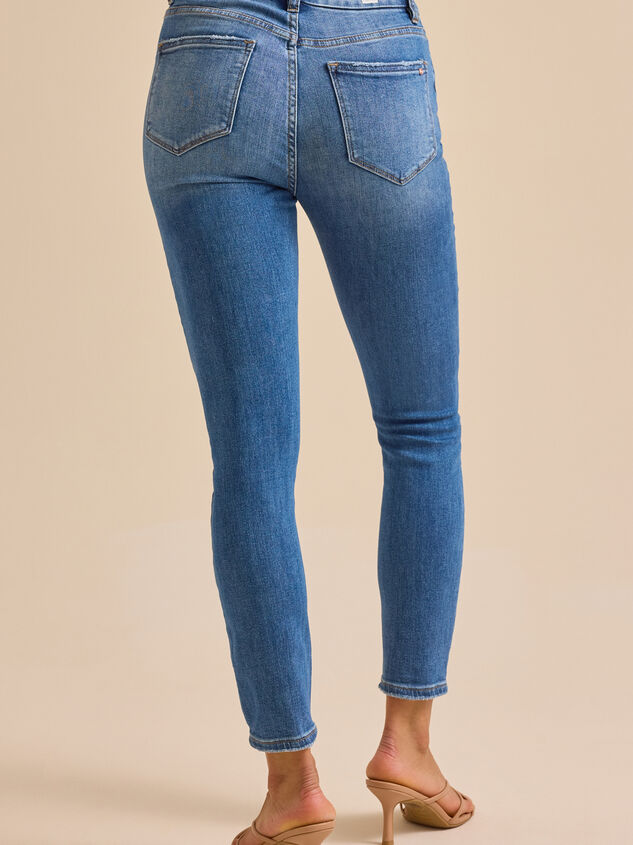Val High Rise Skinny Jeans Detail 5 - TULLABEE