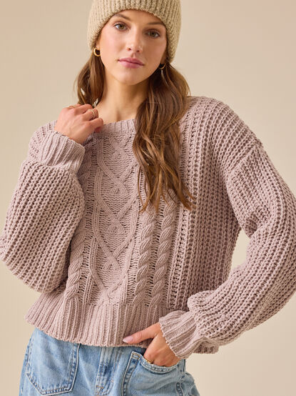 Colette Chenille Sweater - TULLABEE