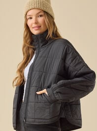 Soraya Quilted Jacket Detail 2 - TULLABEE