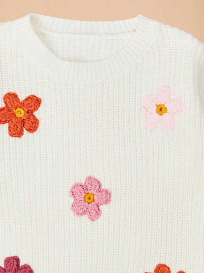 Polly Petal Sweater by Mud Pie - TULLABEE