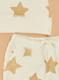 Indy Star Sweatshirt and Jogger Set Detail 2 - TULLABEE