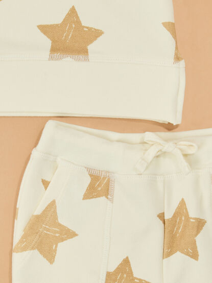 Indy Star Sweatshirt and Jogger Set - TULLABEE