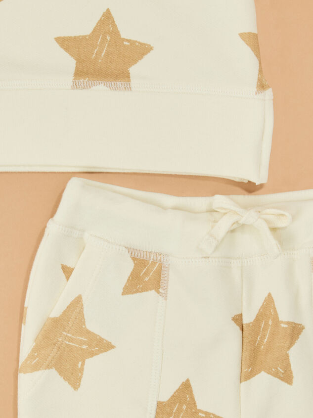 Indy Star Sweatshirt and Jogger Set Detail 2 - TULLABEE