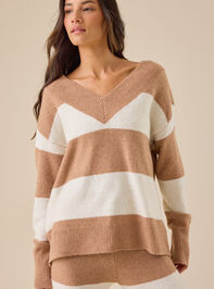 Hartley Striped Sweater Detail 3 - TULLABEE