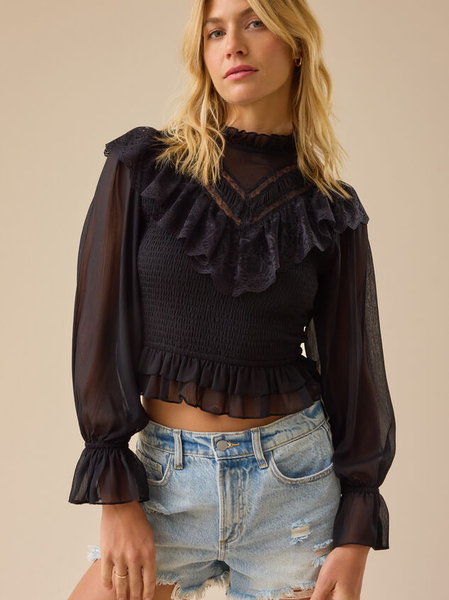 Genesis Lace Flowy Blouse - TULLABEE