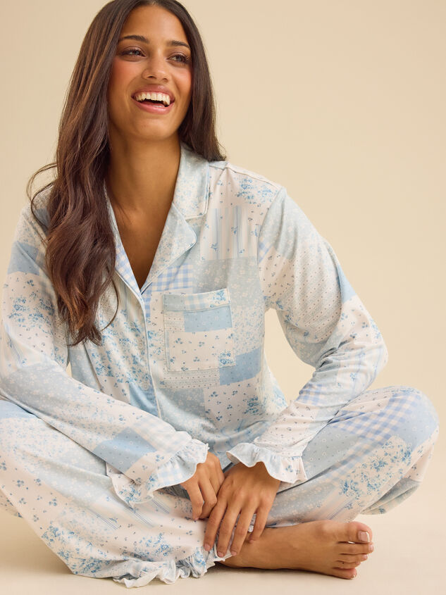 Junia Patchwork Sleep Top - TULLABEE