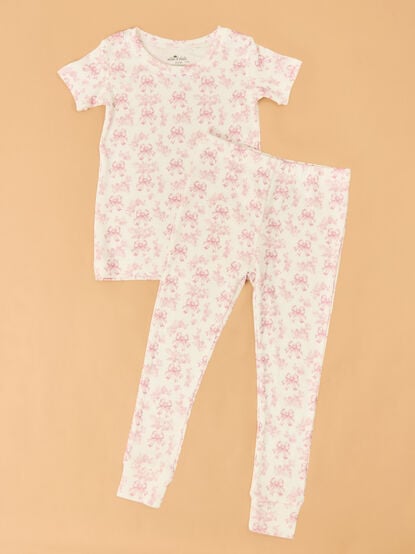 Bonnie Bows Toile Lounge Set - TULLABEE