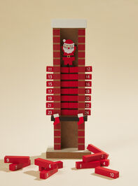 Santa Chimney Advent Calendar by MudPie Detail 2 - TULLABEE