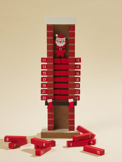 Santa Chimney Advent Calendar by MudPie - TULLABEE