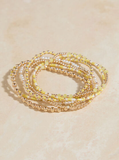 Golden Glow Bracelet Stack - TULLABEE