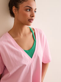 Hang Tough Reversible Tee Romper Detail 2 - TULLABEE