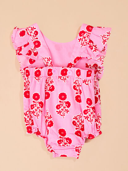 Hot Pink Ruffle Bubble by Mud Pie - TULLABEE