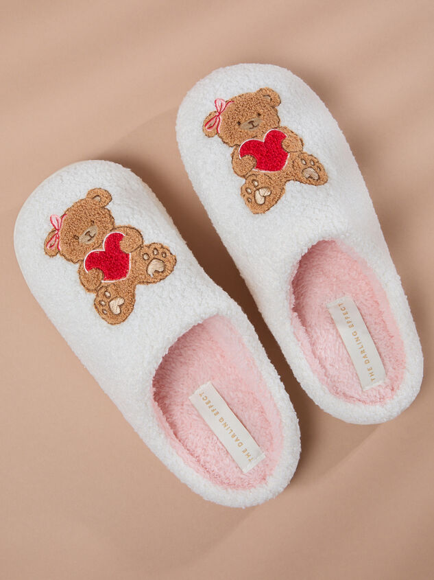 Teddy Heart Slippers - TULLABEE