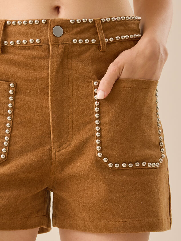 Willa Stud Sailor Pocket Short Detail 3 - TULLABEE