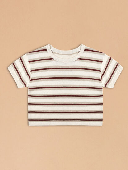 Roxy Stripe Tee by Rylee + Cru - TULLABEE
