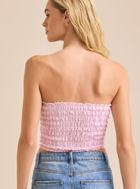 Karis Gingham Tube Top Detail 5 - TULLABEE