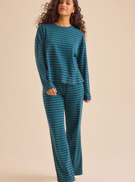 Briley Striped Pants Set - TULLABEE