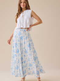 Braleigh Linen Pleated Top Detail 2 - TULLABEE
