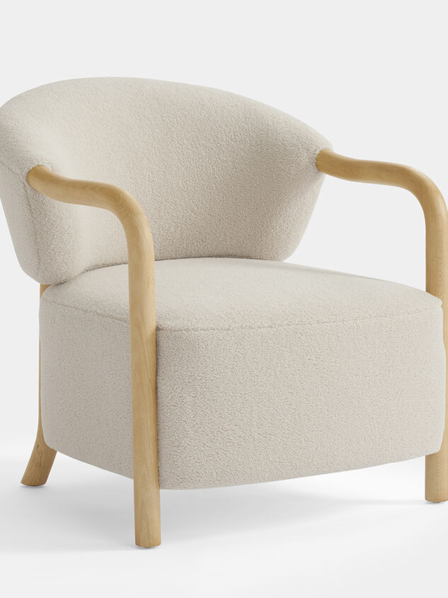Miley Wood & Upholstered Chair Detail 3 - TULLABEE