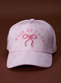 Walk By Faith Pink Camo Trucker Hat - TULLABEE