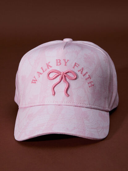 Walk By Faith Pink Camo Trucker Hat - TULLABEE