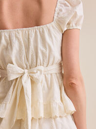 Mari Baby Doll Top Detail 4 - TULLABEE