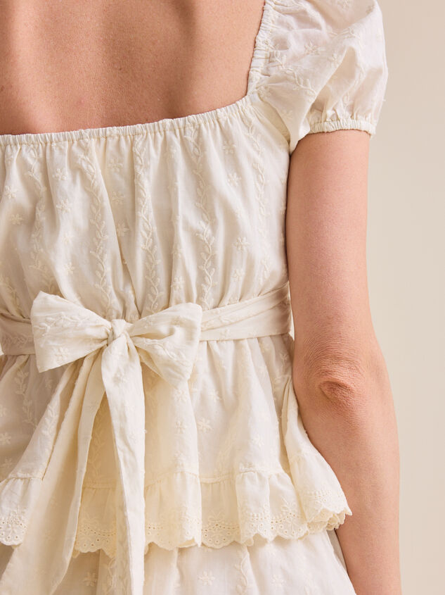 Mari Baby Doll Top Detail 4 - TULLABEE