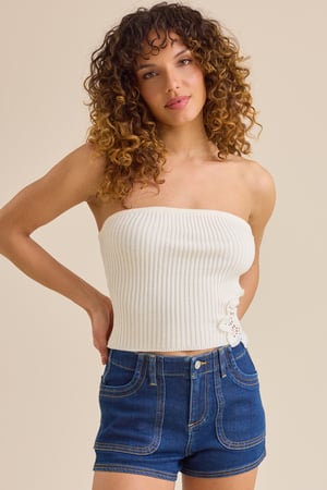 Jordana Crochet Tube Top - Altar'd State - 